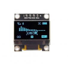 OLED ekranas 0.96" 128x64px 4pin (mėlynas)