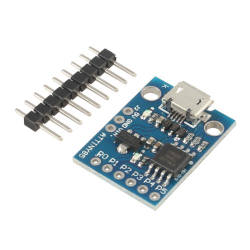 ATTINY85 valdiklis (microUSB) ATTINY85 valdiklis (microUSB)