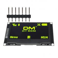 OLED ekranas 2.24" 128x64px 7pin (geltonas)