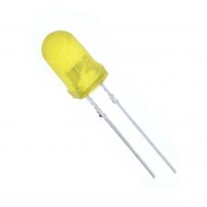 LED šviesos diodas 5mm (geltonas)