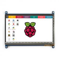 TFT LCD  7" liečiamo ekrano priedėlis 1024x600px Raspberry PI