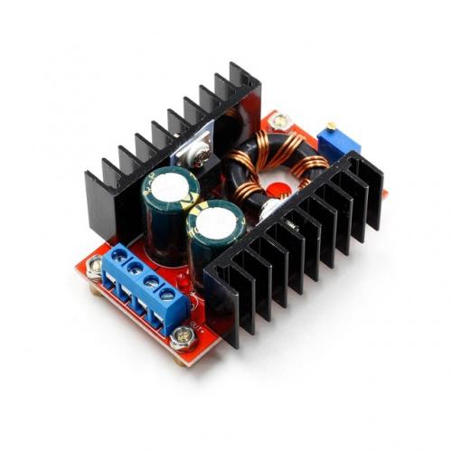 DC/DC įtampos keitiklis iš 10V-32V į 12V-35V 6A 150W (STEP UP) DC/DC įtampos keitiklis iš 10V-32V į 12V-35V 6A 150W (STEP UP)