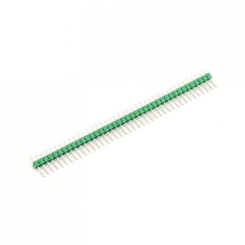 Kontaktų juosta 2.54mm 1x40 (žalia) Kontaktų juosta 2.54mm 1x40 (žalia)