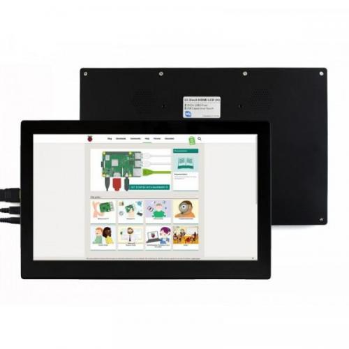 Lietimui jautrus ekranas LCD 13,3'' 1920x1080px HDMI+USB V2 Raspberry Pi 4B/3B+/3B/Zero - Waveshare 16644 Lietimui jautrus ekranas LCD 13,3'' 1920x1080px HDMI+USB V2 Raspberry Pi 4B/3B+/3B/Zero - Waveshare 16644