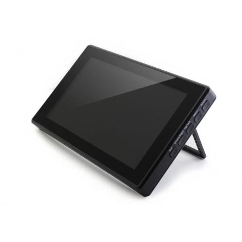 Lietimui jautrus ekranas LCD IPS 7' 1024x600px HDMI + USB Raspberry Pi 4B/3B+/3B/2B/Zero + dėklas - Waveshare 13857 Lietimui jautrus ekranas LCD IPS 7' 1024x600px HDMI + USB Raspberry Pi 4B/3B+/3B/2B/Zero + dėklas - Waveshare 13857