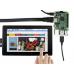 Lietimui jautrus ekranas LCD IPS 7' 1024x600px HDMI + USB Raspberry Pi 4B/3B+/3B/2B/Zero + dėklas - Waveshare 13857 Lietimui jautrus ekranas LCD IPS 7' 1024x600px HDMI + USB Raspberry Pi 4B/3B+/3B/2B/Zero + dėklas - Waveshare 13857