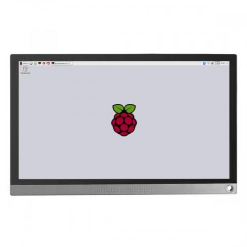 Lietimui jautrus ekranas LCD 15,6'' 1920x1080px HDMI + USB C Raspberry Pi + dėklas - Waveshare 16549 Lietimui jautrus ekranas LCD 15,6'' 1920x1080px HDMI + USB C Raspberry Pi + dėklas - Waveshare 16549