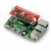 Servo pHAT - 16 kanalų PWM I2C valdiklis, skirtas Raspberry Pi - SparkFun DEV-15316