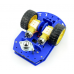 Magician Chassis v2 - 3 ratu robotu vaziuokle su nuolatinės sroves varikliu + priedai